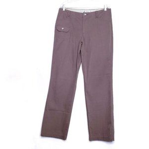Columbia Brown Straight Leg Chino Style Tryson Creek Pants Women's Size 10